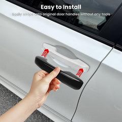 Drytuns door handle cover on Civic 2022 front-right adds sleek, sporty look.
