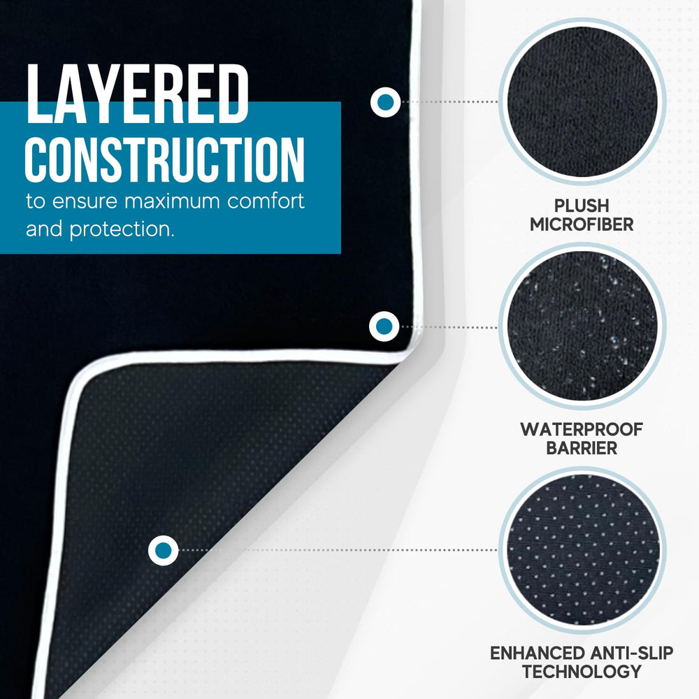 DryvaSeat machine-washable design makes cleanup quick after workouts or trips