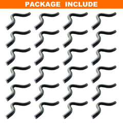 DSBGKJI 9mm rod diameter clip offers sturdy weld-on connection point