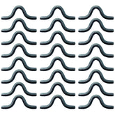 DSBGKJI weld-on safety chain clip closeup showing durable carbon steel construction for trailer reliability
