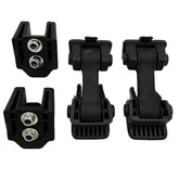 DSkoiph hood latch with bracket, front view for Jeep TJ fitment