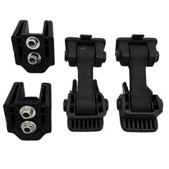 DSkoiph hood latch with bracket, front view for Jeep TJ fitment