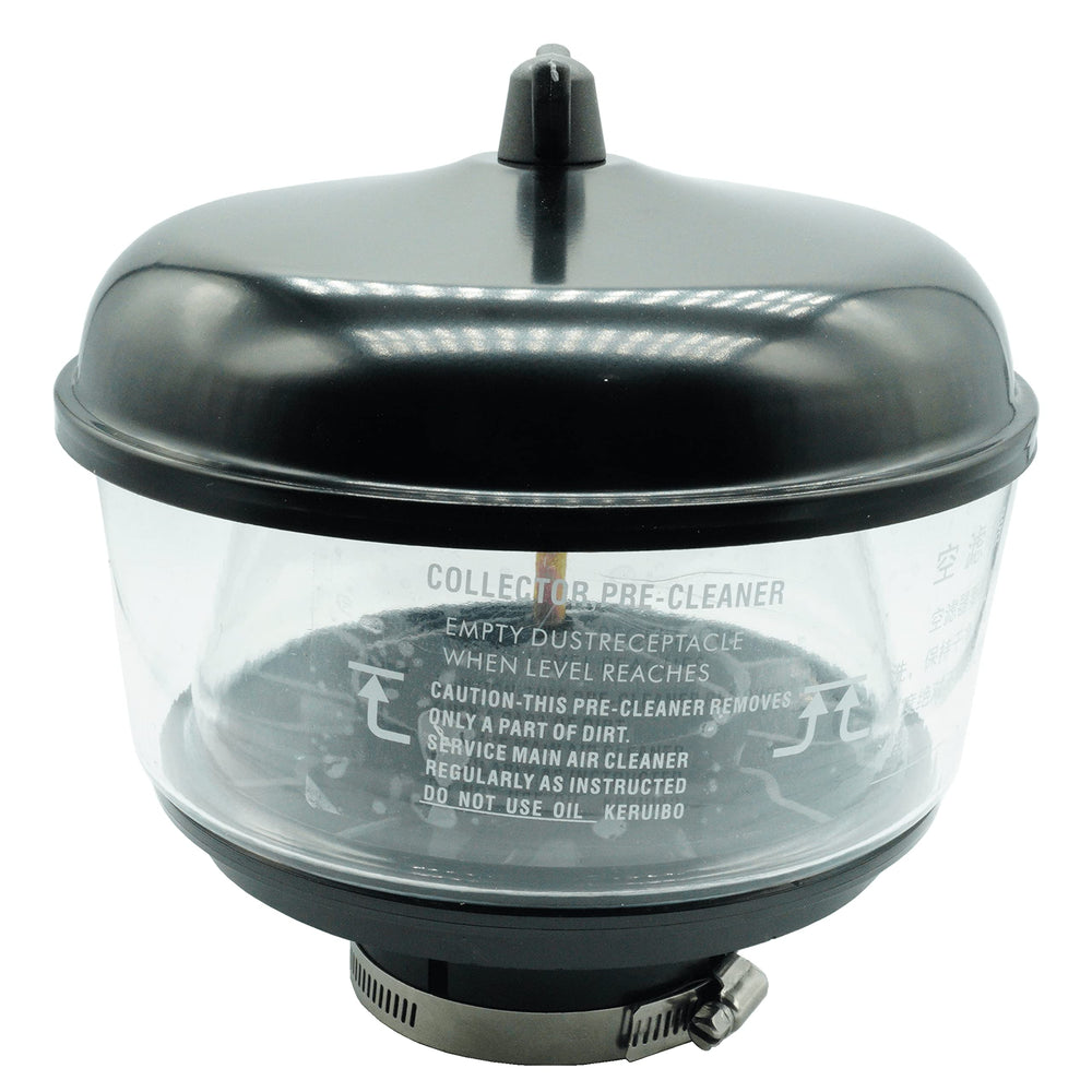 Dsnaduo Air Precleaner Assembly with a 3-inch intake improves air intake performance.