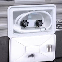 DSRTLP installation steps showcase quick wall mounting for campers.