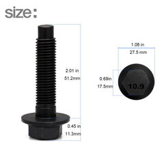 Dsxulxn harmonic balancer bolt shows proper fit for reliable engine assembly.