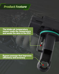 DTMAP MAF sensor durable enclosure withstands harsh temperatures and climates.