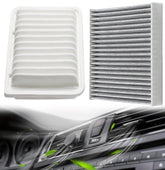Dtomi engine and cabin filter set packaging for easy replacement