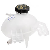 Dtomi engine coolant reservoir tank close-up showing durable plastic for reliability