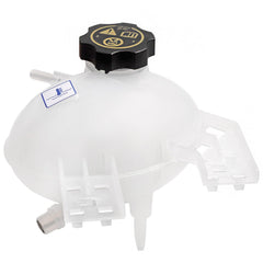 Dtomi engine coolant reservoir tank close-up showing durable plastic for reliability