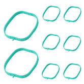 Dtomi 8-piece intake gasket kit close-up showing silicone seal for leak prevention