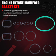 Dtomi gasket set in the engine bay for installation context.