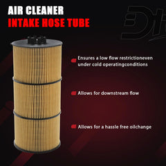 Dtomi filter media cross-section revealing high capacity