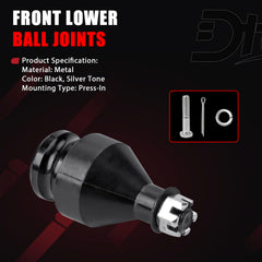 Dtomi front lower ball joint for Baja enhances control and reduces road noise