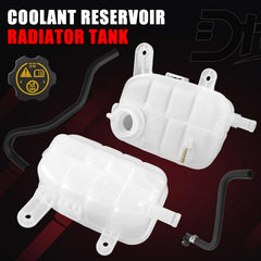 Dtomi front view of coolant reservoir in clear plastic for easy inspection
