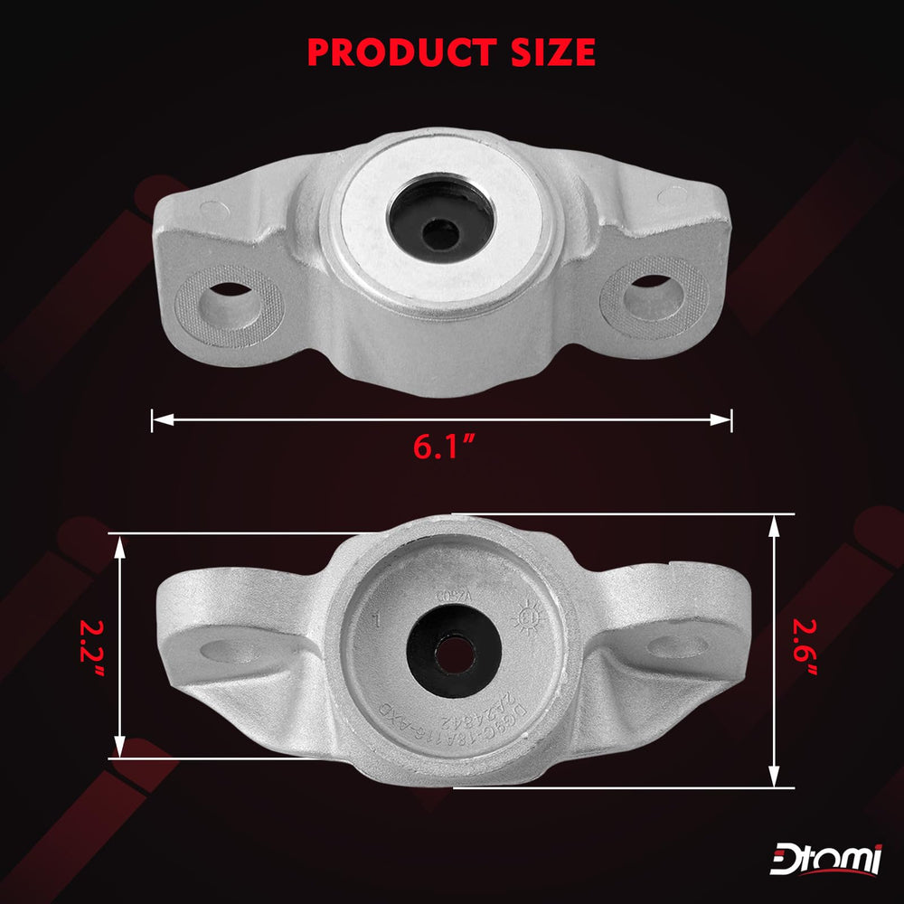 Dtomi strut mount packaging close-up showing 2-piece set