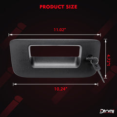 Dtomi tailgate handle built with durable materials to withstand daily cargo handling.