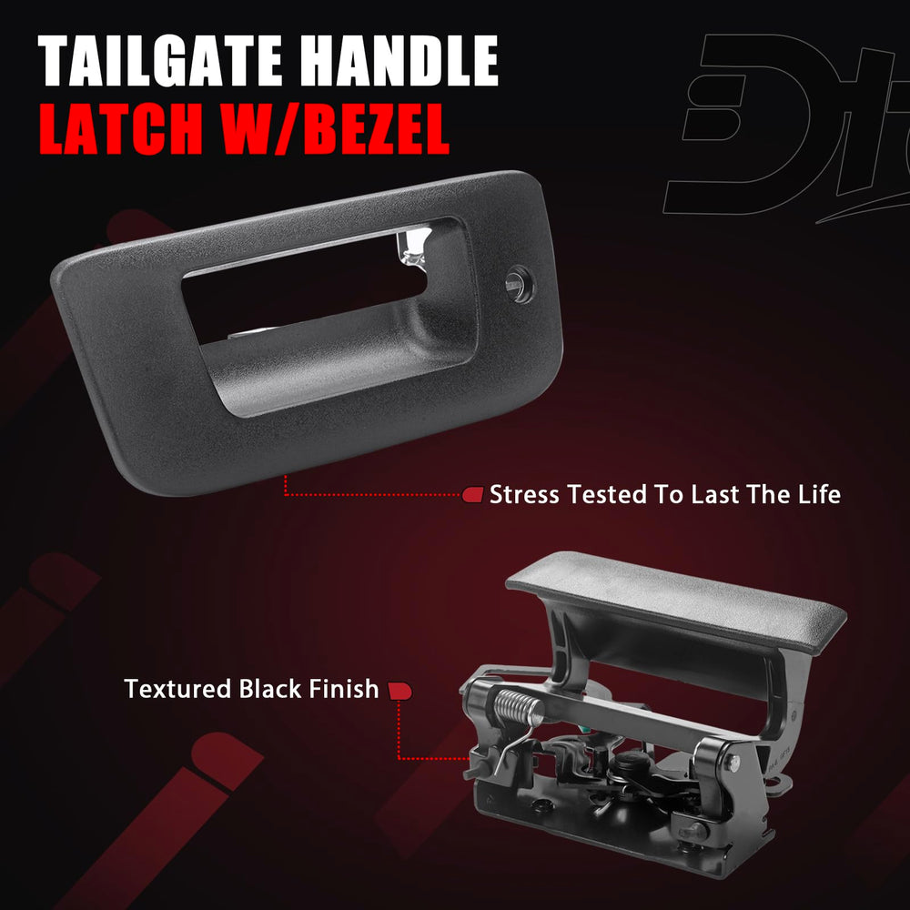 Dtomi tailgate handle installation: simple, screwdriver-friendly replacement process.
