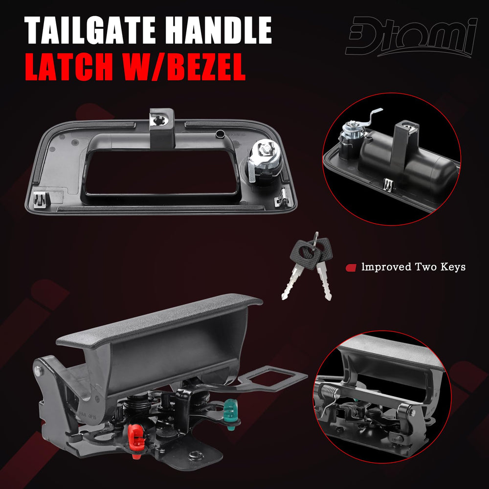 Dtomi tailgate handle passes OEM-style testing for consistent performance.