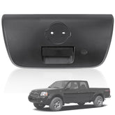 Dtomi tailgate handle with bezel and keyhole for Nissan Frontier, durable exterior replacement.