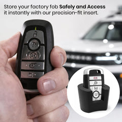 Bronco Sport interior accessory offers sleek key storage during drives.