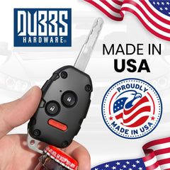 Dubbs Honda key fob shell durable material resists daily bumps