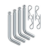 DuckcowsC 16902 pin and clip set securing base rails for fifth-wheel hitches.