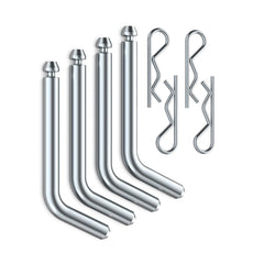 DuckcowsC 16902 pin and clip set securing base rails for fifth-wheel hitches.