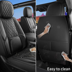 DuDuWang includes extra headrest covers for larger headrests.