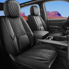 DuDuWang Ford F-150 seat cover with custom fit for crew cab protects seats from wear and spills.