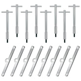 Dueilgo valve cover T-bar set rod ensures even load distribution on Chevy engine bolts.