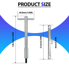 Dueilgo valve cover T-bar set strut provides stable gasket pressure during installation.