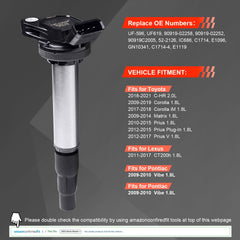 Dueyu ignition coil pack side view showing compact installation compatibility