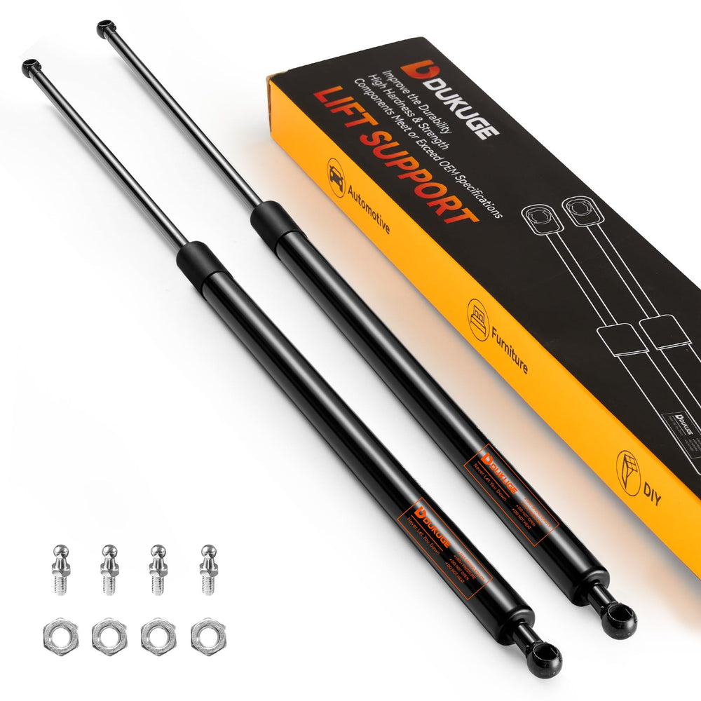 Dukuge 713119 gas struts installed on a truck bed cover for smooth lifting