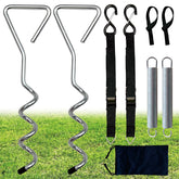 Dulepax awning tie down kit storage bag keeping gear organized at campsite