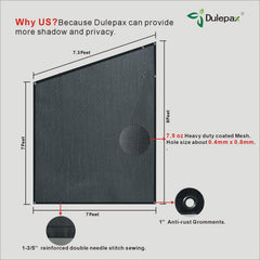 Dulepax easy installation accessories help attach quickly to most awnings