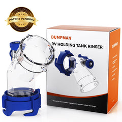 DUMPMAN 3-inch sewer hose fit provides compatibility with RV outlets.