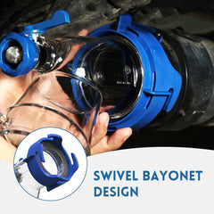 DUMPMAN outdoor-use design in UV-resistant plastic withstands weather.