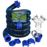 DUMPMAN RV sewer hose kit 20ft ready for campground use