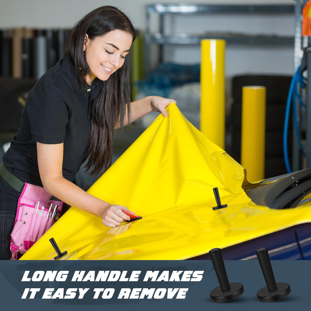 Dunkive masking tape hanging magnets keep workshop tasks organized