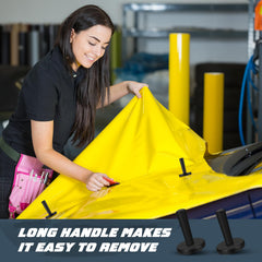 Dunkive masking tape hanging magnets keep workshop tasks organized