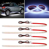 DUOFU365 12V car LED strip light with IP68 waterproofing for interior and exterior use.