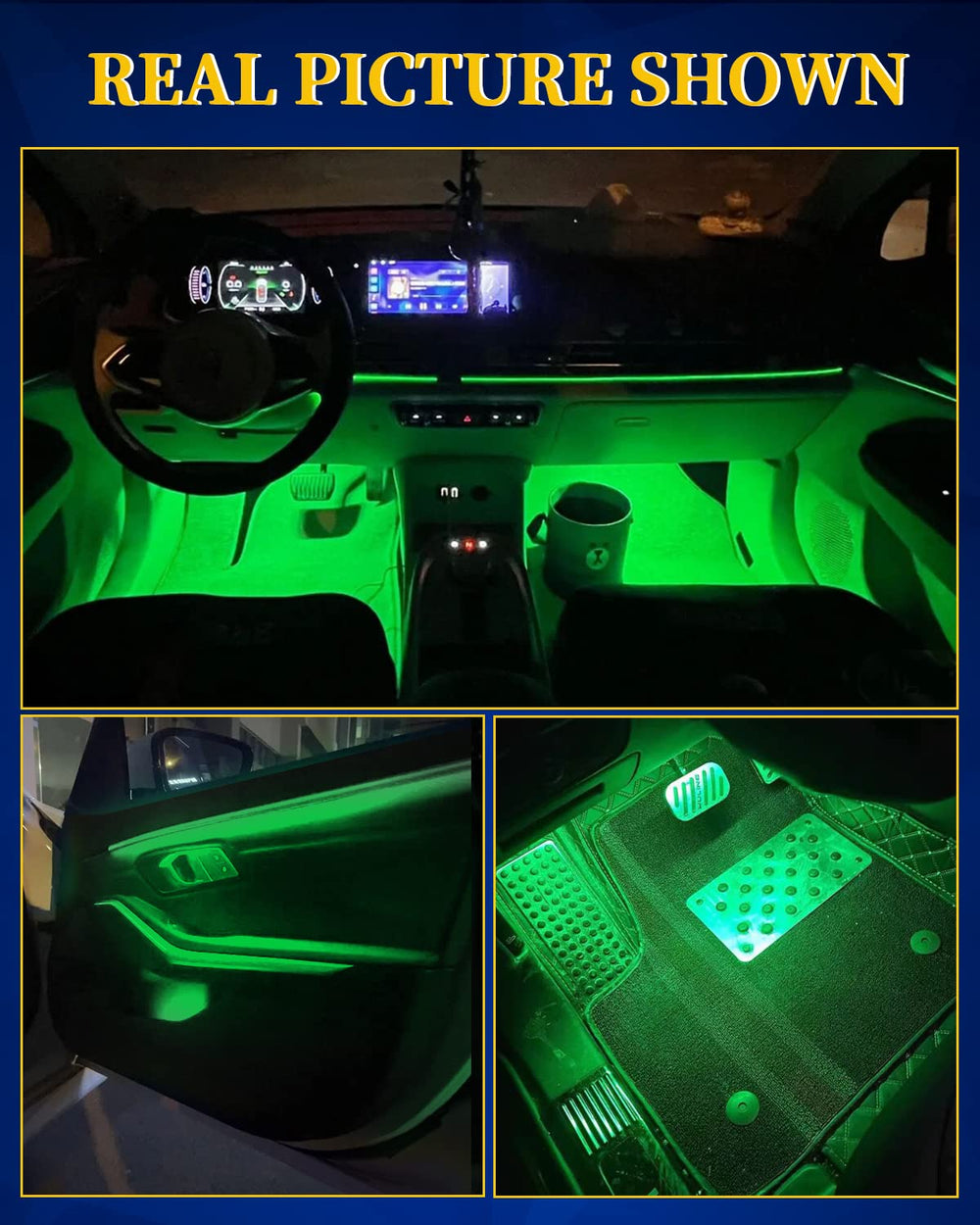DUOFU365 boat night fishing light strip for improved visibility.