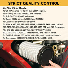 DUOOK two-pack air filters ready for quick replacement.