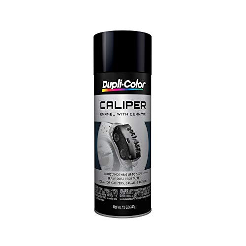 Dupli-Color brake caliper paint showcases EZ Touch nozzle for fast, even coverage.