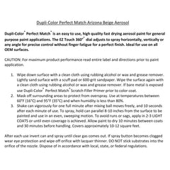 Trusted Dupli-Color brand with decades of automotive finish expertise.