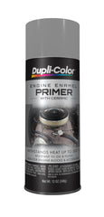 Dupli-Color DE1612 engine enamel spray can with ceramic delivers high-heat protection and gloss for engine components.