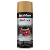 Dupli-Color DE1638 ceramic engine enamel can for high heat protection and gloss.