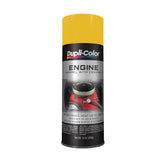 Dupli-Color DE1642 Daytona Yellow engine enamel can for high-heat protection.