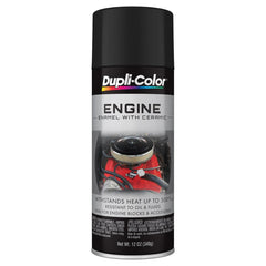Dupli-Color Engine Enamel with Ceramic in Flat Black for high-heat engine parts