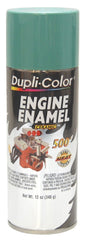 Dupli-Color Engine Enamel with Ceramic spray can provides high heat protection and lasting gloss.